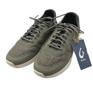 NWT OluKai Men’s Koheo Hulu Wool Sneaker Dusty Olive Green Size 8.5